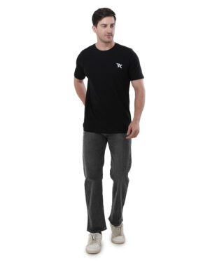 Men's Grey Washed Denim Jeans